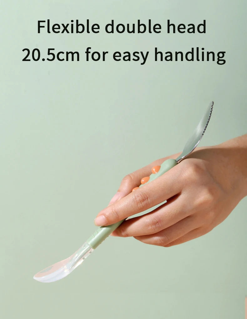 π₯ Dual-Ended Silicone Fruit Spoon for Babies