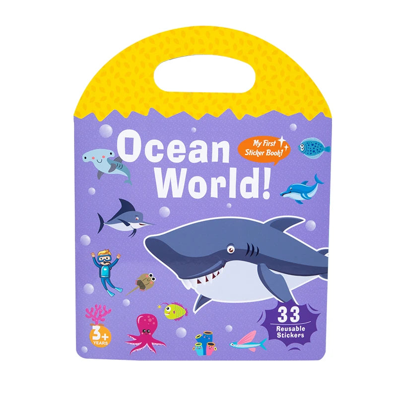 π Quiet Sticker Book for Kids