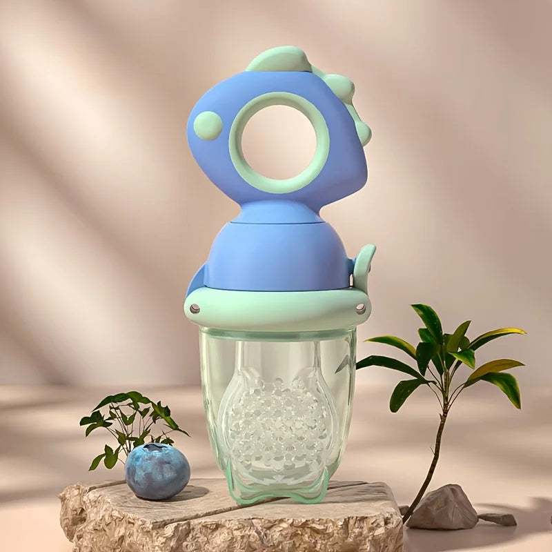 🦕 Rotating Silicone Baby Fruit Feeder