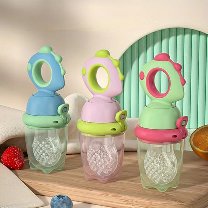 🦕 Rotating Silicone Baby Fruit Feeder