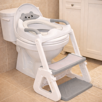 🚽 2-in-1 Potty Training Seat with Step Stool