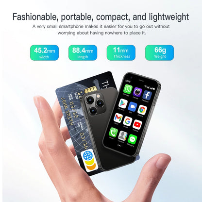 📱Compact 3.0" Dual-SIM Phone — Lightweight Mini Smartphone