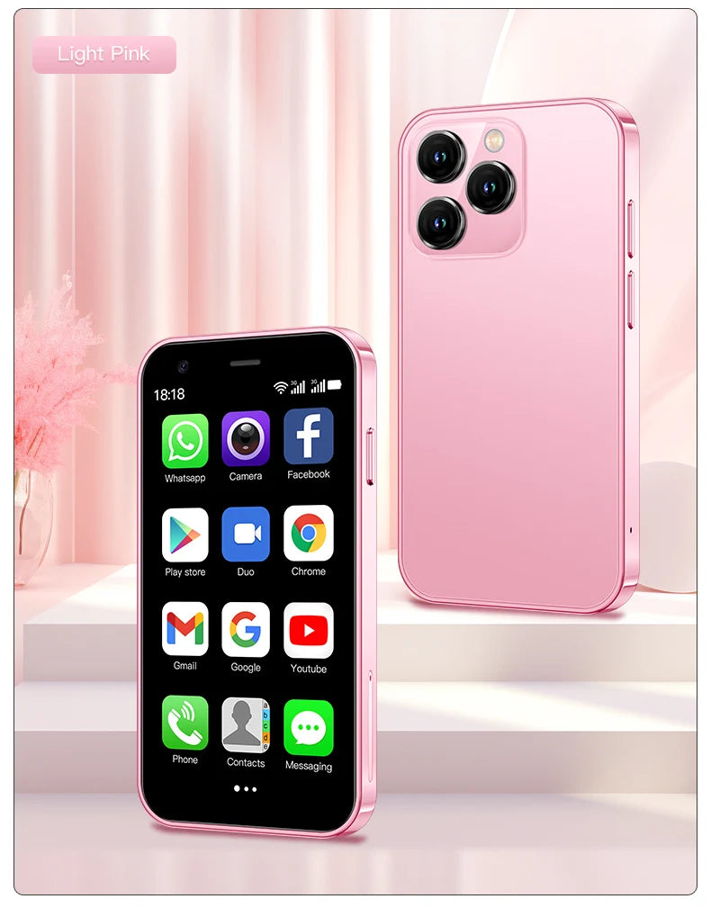 📱Compact 3.0" Dual-SIM Phone — Lightweight Mini Smartphone