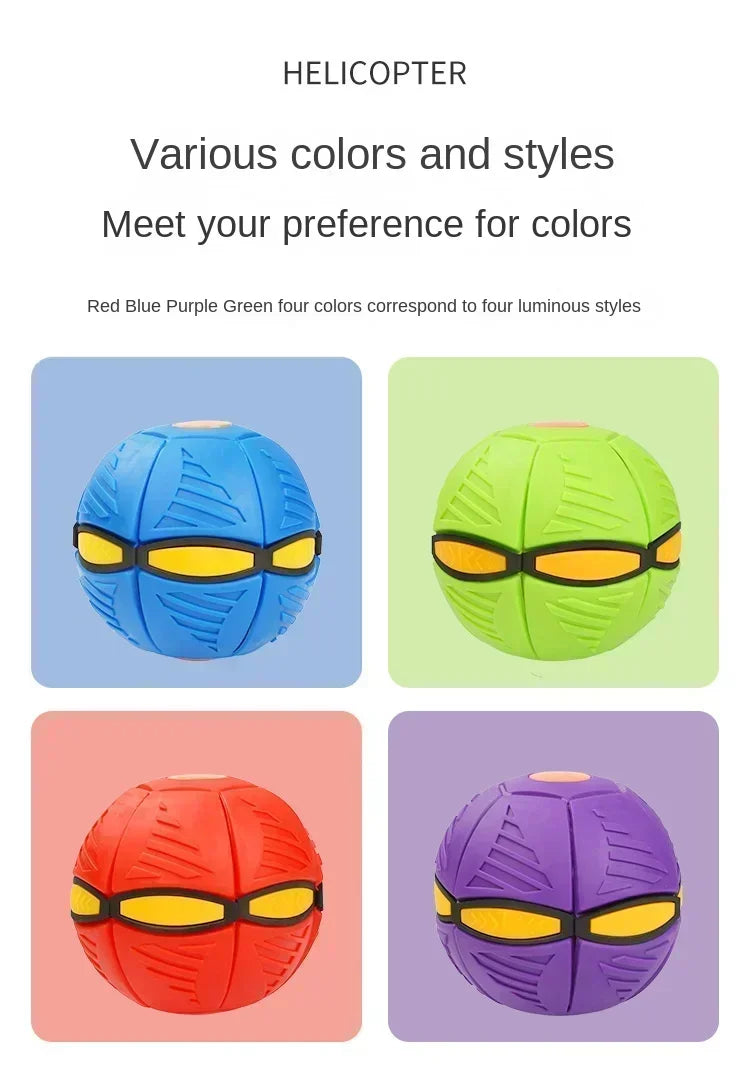 🎾 Transforming Throw Ball – 2-in-1 Magic Disc & Ball Toy