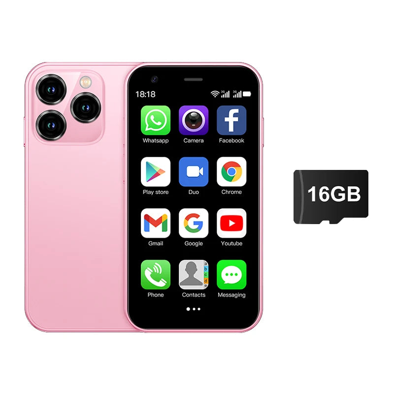 📱Compact 3.0" Dual-SIM Phone — Lightweight Mini Smartphone