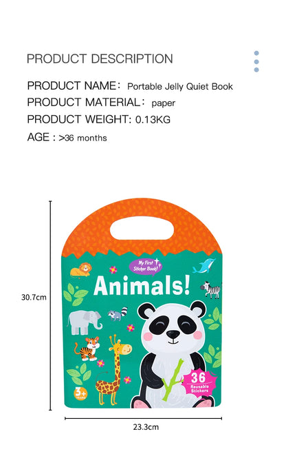 📘 Quiet Sticker Book for Kids