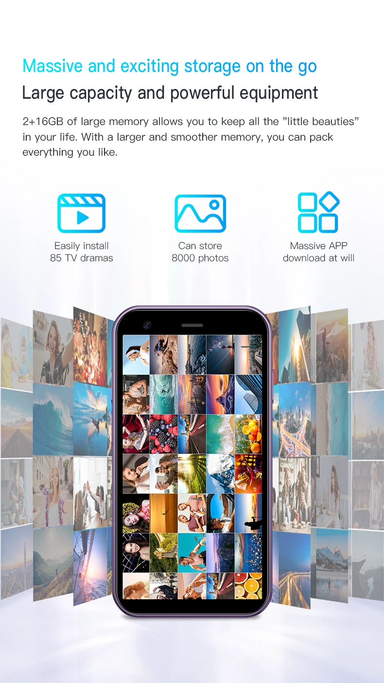 📱Compact 3.0" Dual-SIM Phone — Lightweight Mini Smartphone