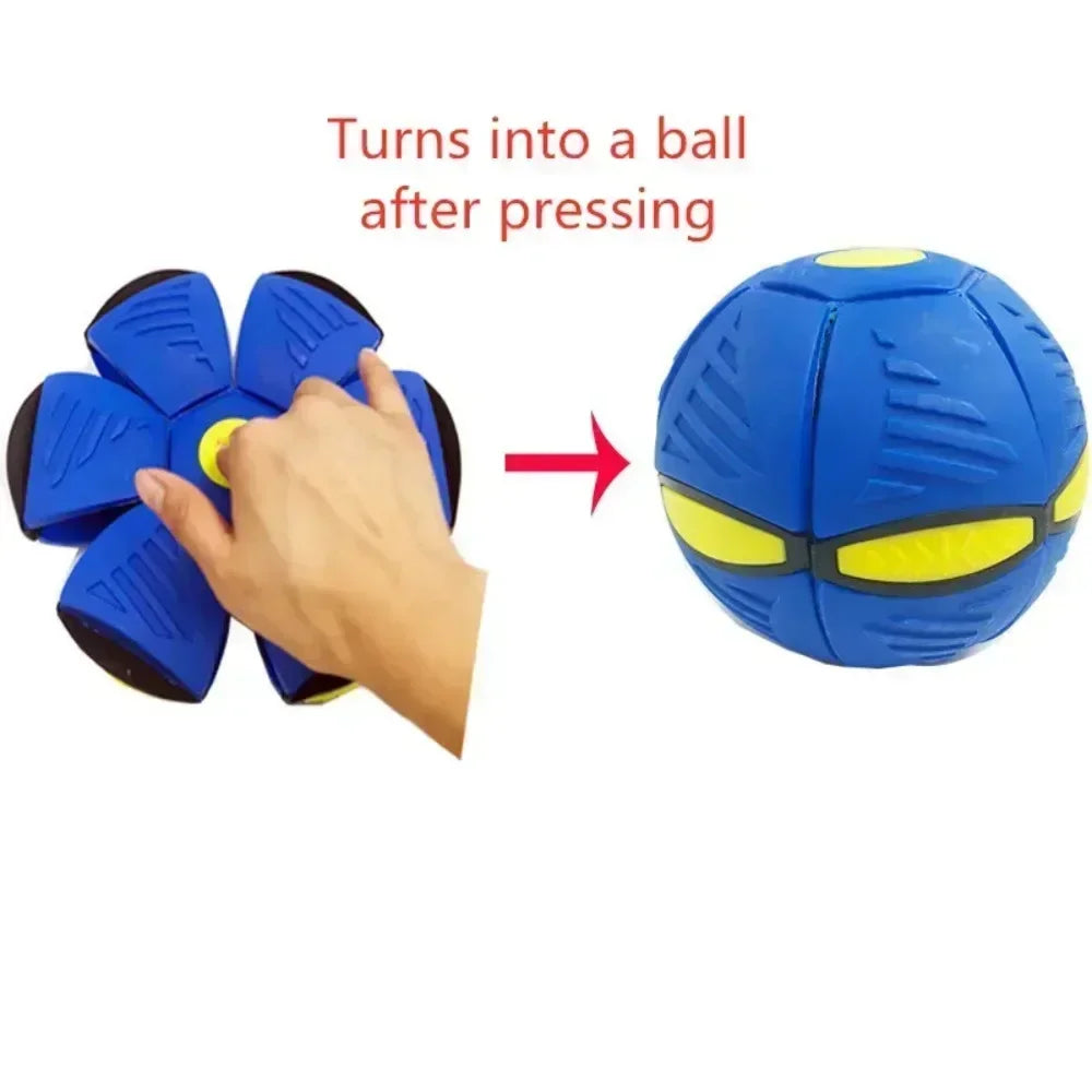 🎾 Transforming Throw Ball – 2-in-1 Magic Disc & Ball Toy