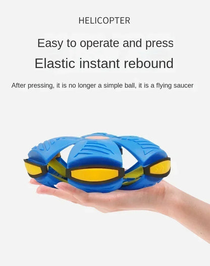 🎾 Transforming Throw Ball – 2-in-1 Magic Disc & Ball Toy