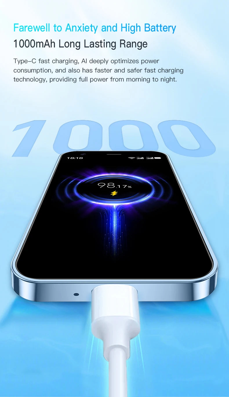 📱Compact 3.0" Dual-SIM Phone — Lightweight Mini Smartphone