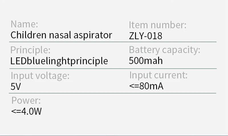 👃 Gentle Electric Baby Nasal Aspirator