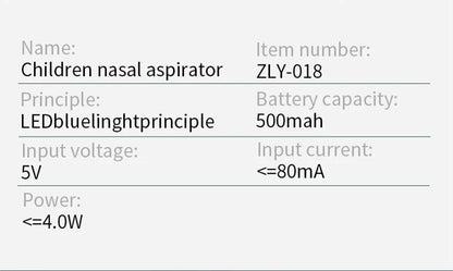 👃 Gentle Electric Baby Nasal Aspirator
