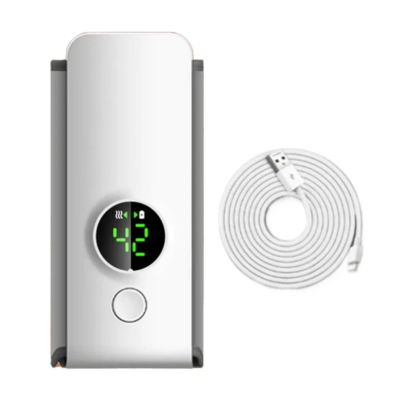 🍼 Portable Rechargeable Baby Bottle Warmer — With Temperature Display