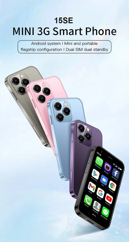 📱Compact 3.0" Dual-SIM Phone — Lightweight Mini Smartphone