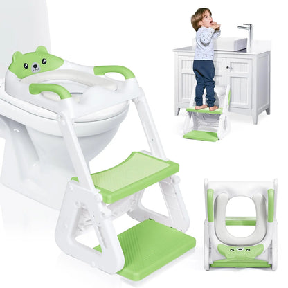 🚽 2-in-1 Potty Training Seat with Step Stool