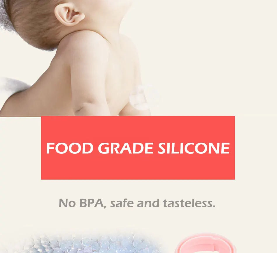 🍼 Baby Feeding Bottle Dolphin – Silicone Spoon for Rice Cereal & Purees