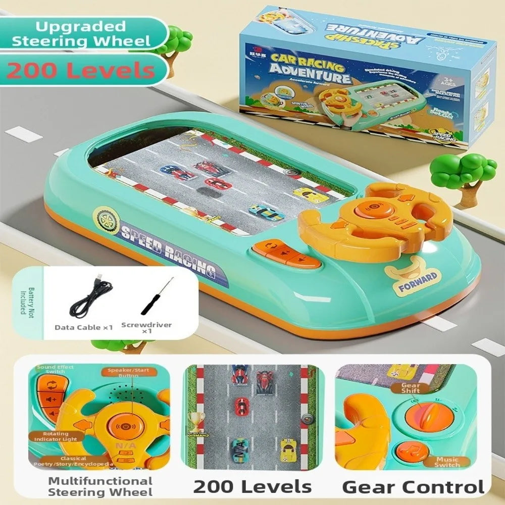 🎮 Kids Racing Adventure Arcade Console