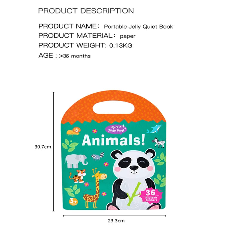 📘 Quiet Sticker Book for Kids