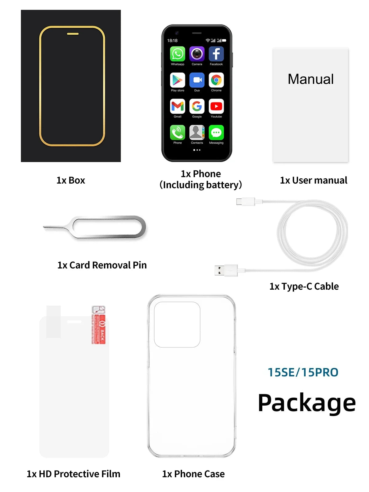 📱Compact 3.0" Dual-SIM Phone — Lightweight Mini Smartphone