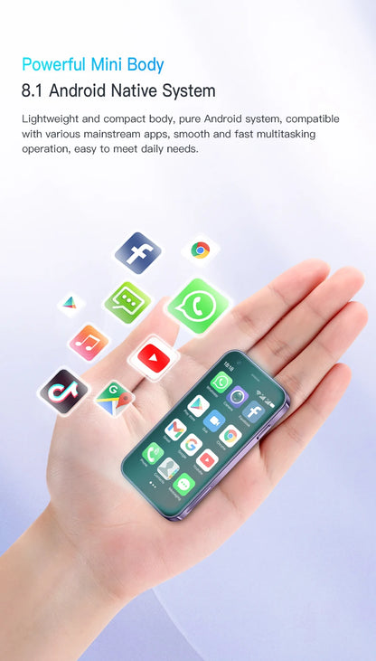 📱Compact 3.0" Dual-SIM Phone — Lightweight Mini Smartphone