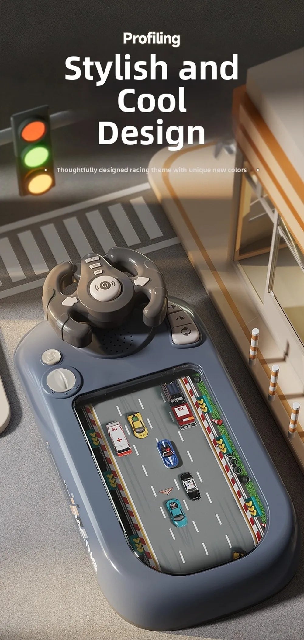 🎮 Kids Racing Adventure Arcade Console