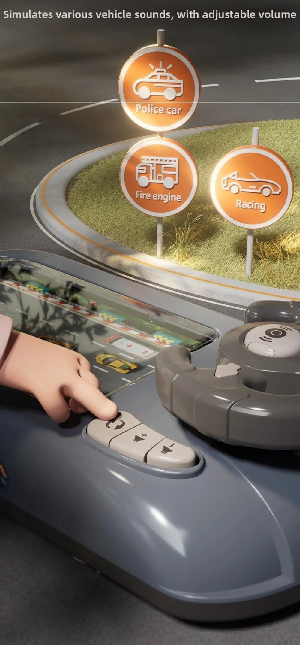 🎮 Kids Racing Adventure Arcade Console