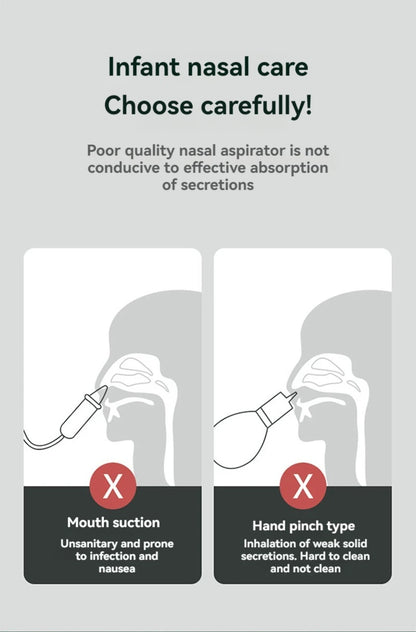 👃 Gentle Electric Baby Nasal Aspirator