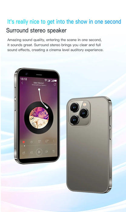 📱Compact 3.0" Dual-SIM Phone — Lightweight Mini Smartphone