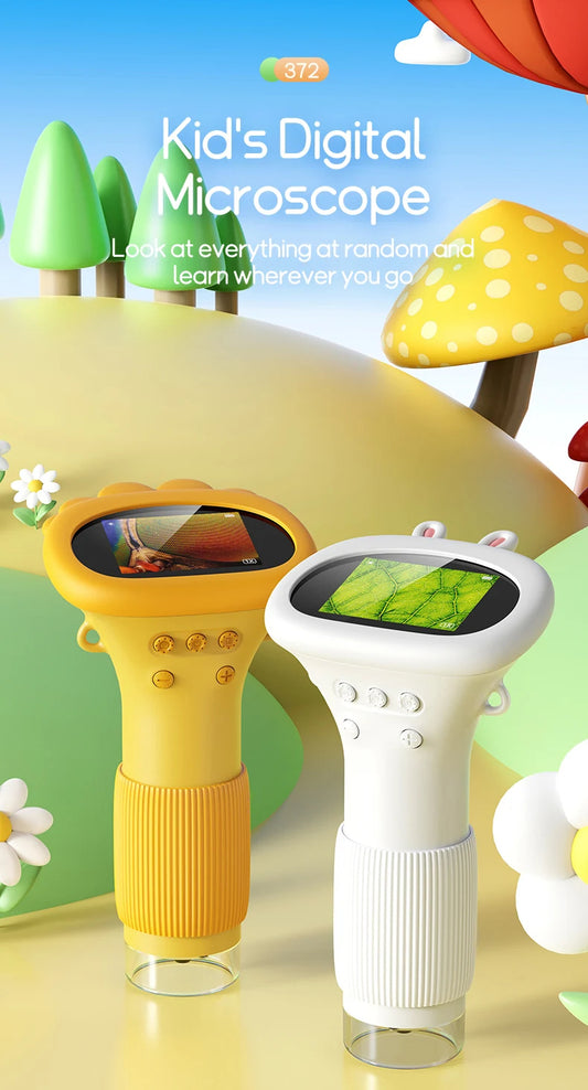 🔬 Kids’ Electronic Microscope – 1000x Magnifier with LED