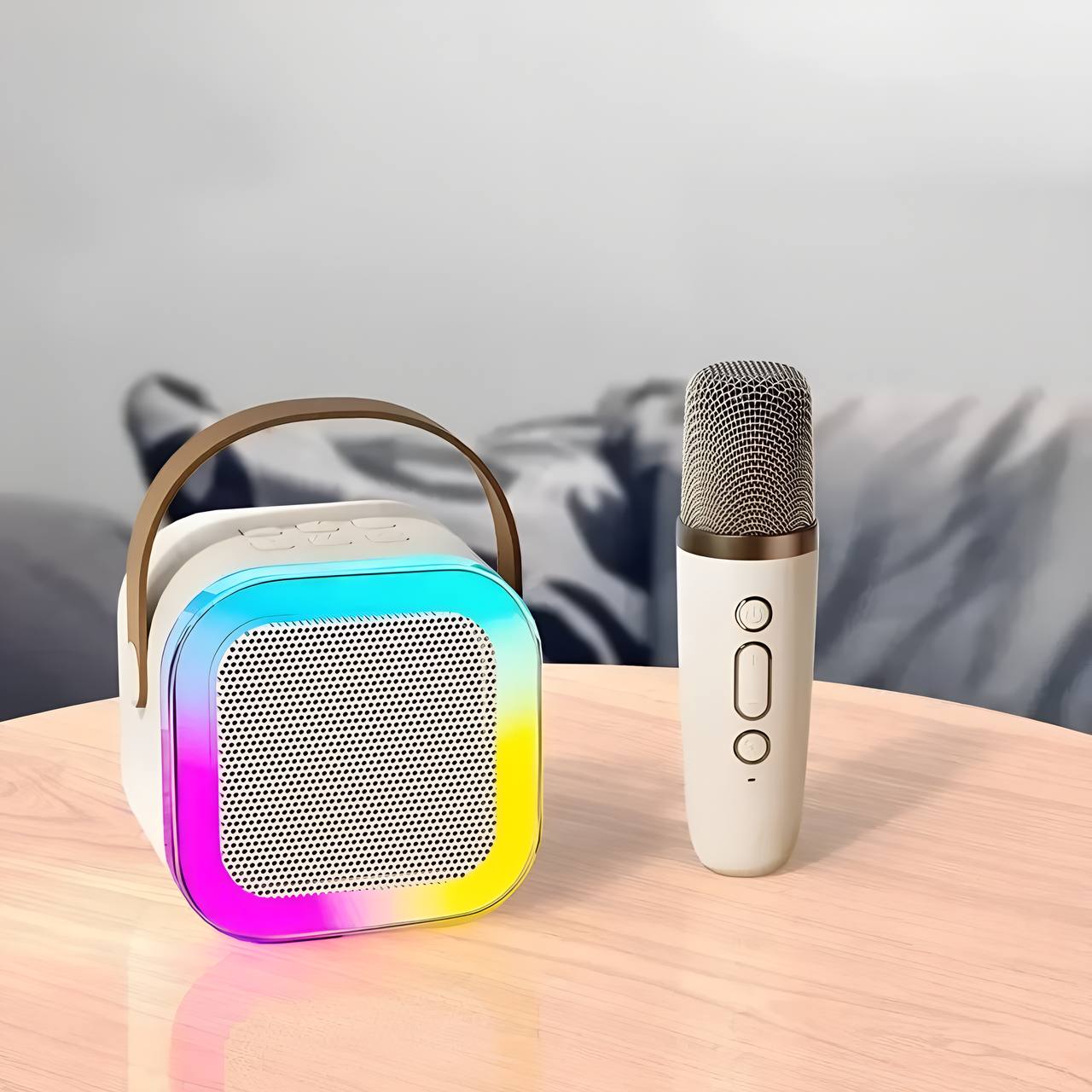 🎤 Portable Bluetooth Karaoke Machine with Wireless Microphone